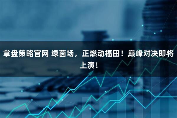 掌盘策略官网 绿茵场，正燃动福田！巅峰对决即将上演！